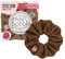 invisibobble Haargummi Braun Scrunchie Kord Optik, Haargummis starker Halt für Mädchen & Damen, Scrunchies Samt Braun, designed im Herzen Münchens