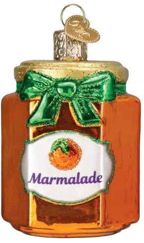 Old World Christmas Marmalade Glass Blown Ornament for Christmas Tree