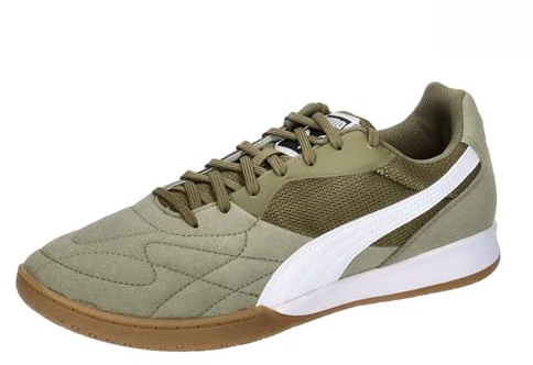 PUMA Unisex King Top It Leichtathletik-Schuh, Mehrfarbig (Olive Drab White Gold), 42 EU