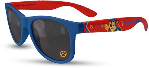 HOVUK PAW Patrol Kinder-Sonnenbrille 13 cm, blauer Kunststoffrahmen, leichte Sport-Sonnenbrille, UV400-Schutz, Sommergeschenk für Kinder ab 3 Jahren
