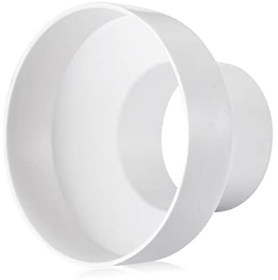 Homoyoyo Reductor Cónico De Plástico Abs Para Cocina, Adaptador De De 200 Mm a 150 Mm, Compatible Sistemas De Ventilación, Pieza Única