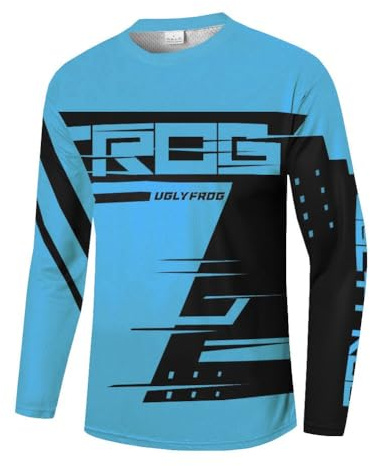 UGLY FROG MTB Downhill Jersey MX MTB DH Trikot Motocross Offroad Große Geschenke für Freund