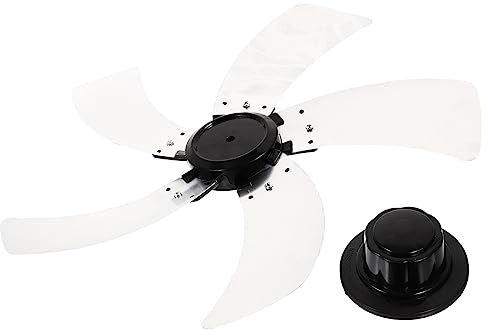 Kichvoe 5 Floor Fan Blade Fanner Blade Replacement Electric Fan Leaves Pedestal Fan Blades Metal Fan Blade Table Fan Blade Stand Fan Leaves Indoor Fans Floor Fan Supply Repair Parts 17.0 Inch
