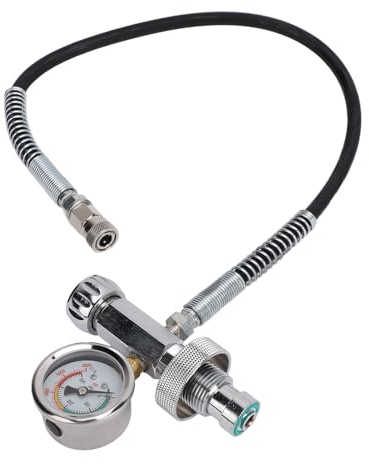 Dive Bottle Refill Adapter Pressure Gauge Design Air Filling Station Refill Adapter Dive Bottle Refill Adapter for Scuba