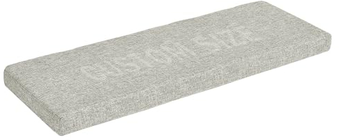 KUZRZNH Bankkissen Bankauflage Stuhlkissen Waschbar Abnehmbarem rutschfeste Schaukel Sitzkissen/Sitzpolster, für Outdoor/Innen Gartenbank Terrasse Fensterbank (80x30x5cm)