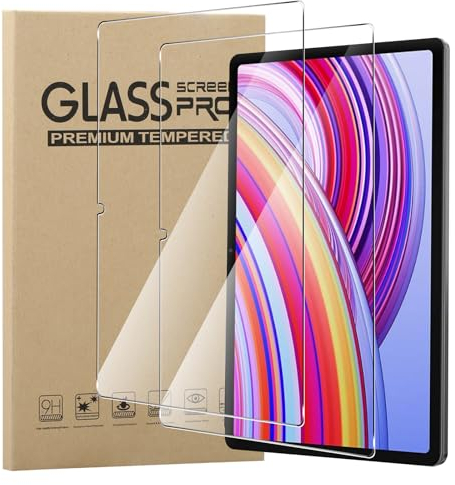 MEMELOKA Verre Trempé pour Xiaomi Redmi Pad 2 Pro/Redmi Pad Pro 5G/4G/Poco Pad, 2 Pièces 9H Dureté [Anti-Rayures][Sans Bulles][Haute définition] Protection Écran