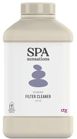 AcquaHOME® CTX-941 DETERGENTE PER FILTRI A CARTUCCIA CONFEZIONE DA 1 LITRO - FILTER CLEANER PULIZIA FILTRO - PRODOTTO SPECIFICO PER SPA E IDROMASSAGGIO - NON SCHIUMOGENO