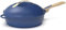 COOKUT - La Fabuleuse poêle 8 en 1 - PETIT MODELE 24 cm – Un seul ustensile qui remplace poêle, casserole, sauteuse - 2 poignées amovibles, panier vapeur/friture, spatule en bois - SAPHIR