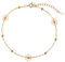 Mikovivi Bracelets de Cheville pour Femmes, Acier Titane Bracelet de Cheville en Perles Bracelets de Cheville Bijoux de Pied Réglables pour Chaîne de Pied d'Été Cadeaux de Bijoux de Cheville