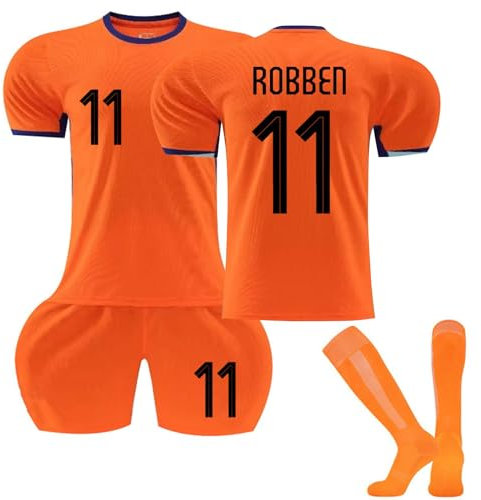 Holland 24 Neue Fußball Trikot, Hause/Auswärts Fußball Trikot Kinder Erwachsener, Holland Fussball Trikots Shorts und Socken Anzug Jungen Herren