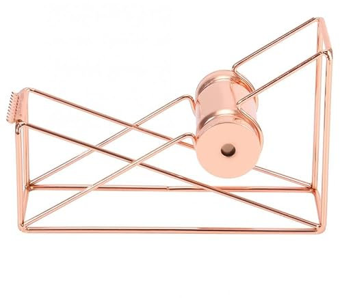 Klebebandabroller Rose Gold, vielseitiges Design für Büro und DIY-Projekte, Eisen Konstruktion, platzsparend