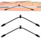 Pmsanzay 2 Pack Kayak Bungee Paddle Holder Kayak Paddle Clip Kayak Paddle Keepers Kit for Kayak & Canoe,Fishing Boat - Kayak Rigging Accessory -with Screws