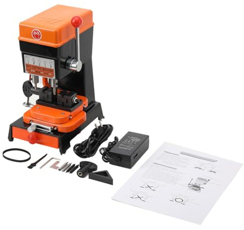 CDZHLTG Copiadora y Duplicadora Profesional de Llaves Vertical - Corte de 110-240V CA / 24V CC para Fabricación