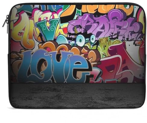 JZemdybill Laptophülle für 15 Zoll (38,1 cm), Graffiti, Hip-Hop-Laptop-Hülle