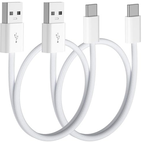 2 Stück USB C Kabel Carplay Kabel für iPhone 16 15 Pro Max,30cm 18W 3A USB auf USB C Kabel & Datenkabel für Android Auto,Ladekabel Typ C Android Auto Kabel für Samsung Galaxy A55 A15 A25 S24 Pixel 9 8