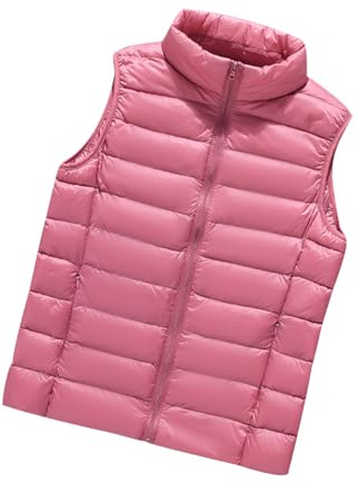 Doudoune sans Manches Femme Legere Gilet Doudoune Fine sans Manche Femme Légère Gilet Matelassé sans Manches Femme Veste Duvet Blouson sans Manche Femme Doudoune Matelassée sans Manches Femme Pliable