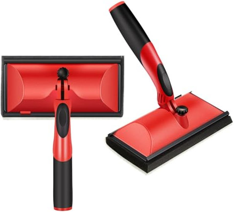 arlote 2 Pcs Stain Pad Applicator Paint with Handle Deck Stain Applicator for Extension to Apply Stains Paints Sealers(7 Inch)