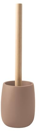 Spirella - Escobilla de baño Sven de poliresina 10 x 35 cm - Limpieza eficaz - Diseño Moderno y Acabado Elegante - Fácil de Limpiar - Resistente y fiable - Color Capuchino