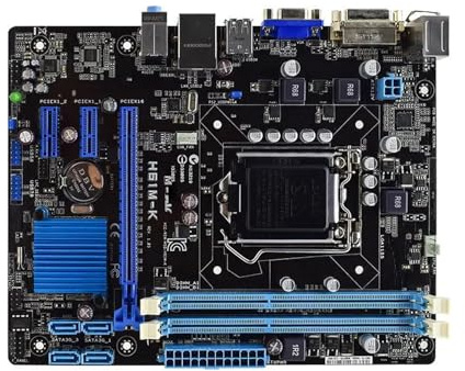 Placa Madre Placa Base Fit For ASUS H61 CPU RAM Combo ASUS H61M-K + Intel Core i3 3240 + DDR3-8G Placa Base for computadora de Escritorio con 4 Puertos SATA 2.0