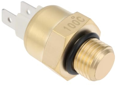 ECSiNG 1x Interruptor Temperatura de Ventilador de Radiador M14x1,5 Encendido 100 c Apagado 90 c 12 v Sensor Térmico Radiador