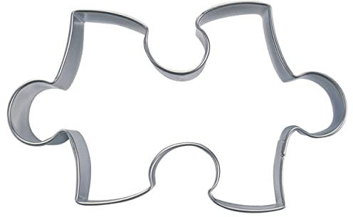 Staedter Emporte-pièce en Forme de pièce de Puzzle, Argent, 9 cm