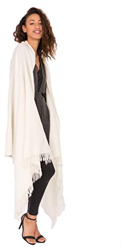 likemary und Winter – Leichter XXL Schal – Große Tücher für Damen – Fairtrade Geschenk Crème – Leichter XXL Schal – Große Tücher für Damen – Fairtrade Geschenk Crème
