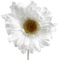 6 x Kunstblume, mit Stiel, weiß, Gerbera Big Bloom-besonders dramatischen, für Haus und Garten