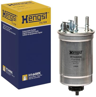 HENGST - Kraftstofffilter H144WK - Hochwertiger Kraftstoff-Leitungsfilter für KFZ - Entfernt Staub und Schmutz aus Otto- oder Dieselmotoren - Schützt das Einspritzsystem