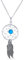 Bling Jewelry Western Boho Türkis Akzent Native American Indian Federn Blatt Dream Catcher Anhänger Halskette Für Frauen Teenager Oxidiert .925 Sterlingsilber