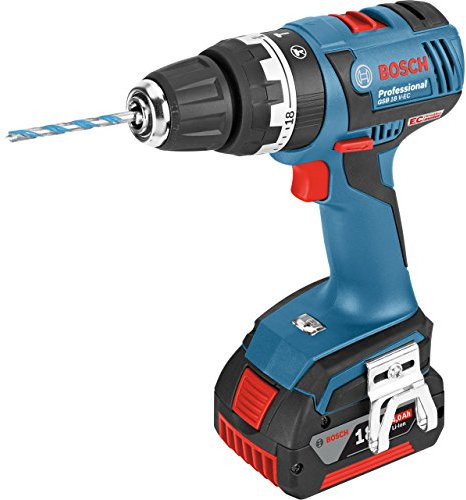Bosch GSB 18 V-EC Professional - Taladro percutor a batería sin escobillas (18 V)