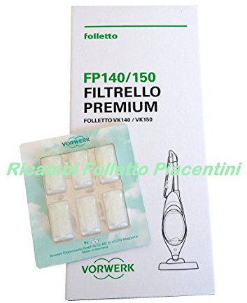 Vorwerk Sacchetti Folletto Aspirapolvere VK140 VK150 + Profumini (6 PZ) ORIGINALI