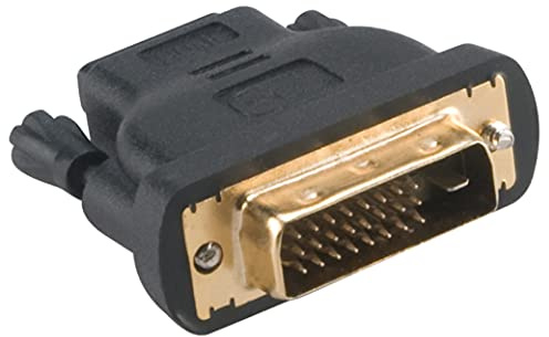 Akasa DVI-D – HDMI – Adapter für Kabel (DVI-D, HDMI, männlich/weiblich, Gold, Schwarz, 1920 x 1080 Pixel)
