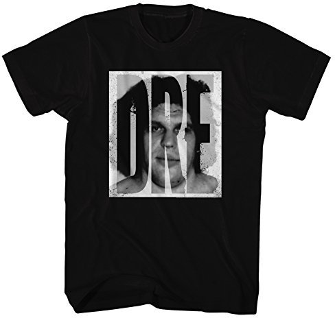 Andre The Giant - Herren-Dre T-Shirt, Large, Black