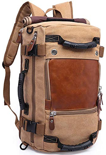 KAKA Khiki Reisetasche/Rucksack für Laptops mit 15,6 Zoll (39,6 cm)…