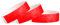 WristCo Tyvek-Armbänder, 19 mm, Neonrot 1000 Count Neonrot