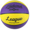 Midwest League Basketball 5 Yellow/Purple