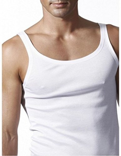 RAGNO 3 Maglie Canottiere Spalla Stretta Maglia Unita RIMERCERIZZATA 100% Filo di Scozia X-FINE(Art.2791 OLIMPO) (3)