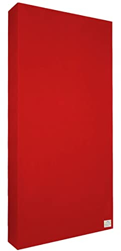 Addictive Sound Akustikpaneele Standard - Akustik Diffusor - Akustikplatten und Schallabsorber - Acoustic Panel und Absorber - Akustikpaneel 100x50x11 cm - Akustikelemente - Tiefrot