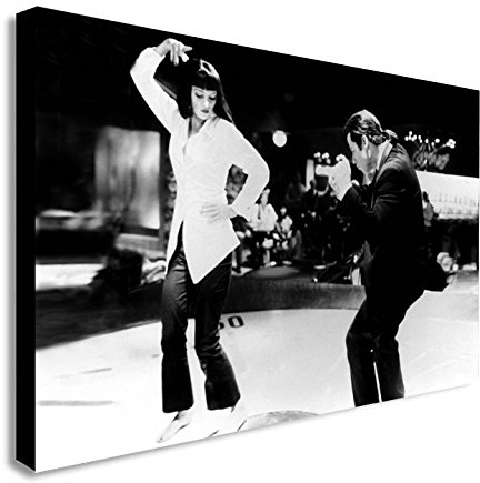 FAB Pulp Fiction – Dance Twist Contest – Leinwand-Kunstdruck, verschiedene Größen (A1, 81,3 x 61 cm)