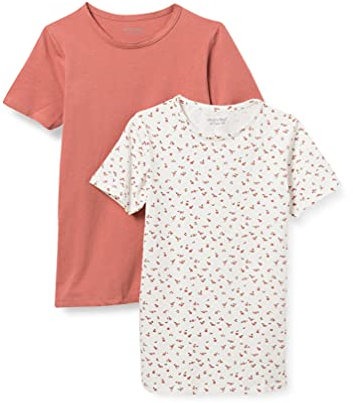 MINYMO Mädchen Minymo Basic T-shirt T Shirt, Mesa Rose, 122 EU