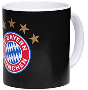 FC Bayern München Tasse 5 Sterne schwarz
