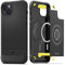 Spigen Rugged Armor MagFit Case for iPhone 14, Compatible with MagSafe Accessories - Matte Black