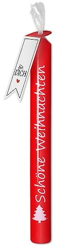 Goodtimes Stabkerze Rot, Weißer Tannenbaum Schöne Weihnachten