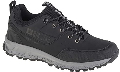 Big Star Shoes II174182, Mens Sneakers,Sports Shoes, Black, 44 EU