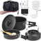 Camping Kochgeschirr Set 14-teiliges, Aluminium Geschirr, Campinggeschirr Outdoor Kochen, Faltbare Kochtopf 1.1L Teekessel Camping Topf Besteck 2-3 Person