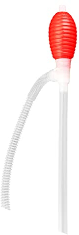 Handölpumpe, Asudaro Kraftstoff Transfer Fluid Pumpe Manuelle Nasspumpe Tragbares Auto Handheberpumpe Benzinpumpe Umfüllpumpe Kraftstoff Auto Transfer für Heckenscheren Rasenmäher rot