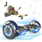 RCB Hoverboards mit Sitz Hoverkart komplett für Kinder, Skateboard mit Set, Hoverboards mit LED Lichtern und Bluetooth, Geschenk für Kinder