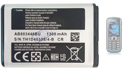 Aousavo AB803446BU Replacement Battery Compatible with XCover 271, GT-B2710 B2720