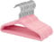 ManGotree Baby-Kleiderbügel aus Samt, Kleinkind-Kinderbügel mit Drehbarem Haken, Gekerbtes Schulter Design für Kinder und Kinderkleidung (30 Stück, Rosa)