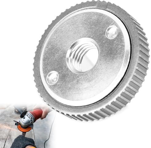 Schnellspannmutter für Winkelschleifer M14, Spannmutter für Flex, Angle Grinder Flange Nut, Schleifscheibenwechsel ohne Werkzeug